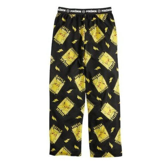Pokémon Other - Pokemon Pikachu Battle Ready/High Voltage Boy's Sleep Pants Size Small (4/5) New